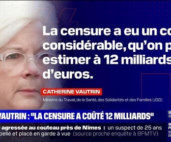 Replay Week-end soir - Catherine Vautrin : La censure a coûté 12 milliards d'euros - 18/01