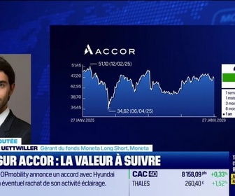 Replay BFM Bourse - Valeur ajoutée : Ils apprécient Accor - 27/01