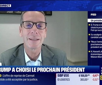 Replay BFM Bourse - USA Today : D. Trump a choisi le successeur de J. Powell, par John Plassard - 01/12