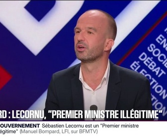 Replay BFM Politique - Taxe Zucman sur les plus hauts revenus: Manuel Bompard (LFI) s'attend à une forme d'entourloupe de la part de Sébastien Lecornu
