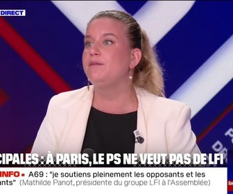 Replay BFM Politique - Municipales 2026: Emmanuel Grégoire sera un concurrent, déclare Mathilde Panot (LFI)