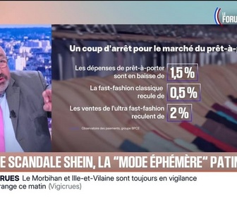 Replay BFM Première - BFM éco : Après le scandale Shein, la mode éphémère patine - 26/01