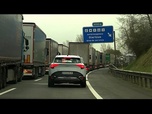 Replay Protestations d'agriculteurs français: l'Espagne ferme la frontière de Biriatou aux poids lourds