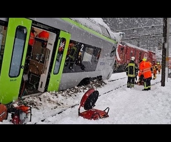 Replay Suisse : cinq blessés dans le déraillement d'un train régional dans le Valais