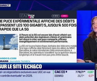 Replay Tech & Co, la quotidienne - À lire sur le site Tech&Co : 6G, une puce expérimentale affiche des débits qui dépassent les 100 gigabits/s, jusqu'à 500 fois plus rapide que la 5G, par Salomé Ferraris - 03/09
