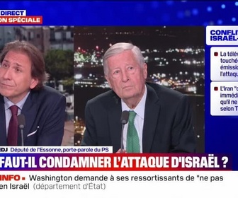 Replay BFM Story - Face à Duhamel : Jérôme Guedj - Iran, faut-il condamner l'attaque d'Israël ? - 16/06