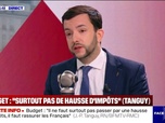 Replay Face à Face - Budget: pour Jean-Philippe Tanguy, il ne faut surtout pas augmenter les impôts mais les baisser