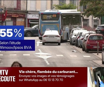 Replay BFM Première - On y réfléchit beaucoup plus: avec la flambée du carburant, ces automobilistes délaissent leur voiture pour d'autres modes de transport