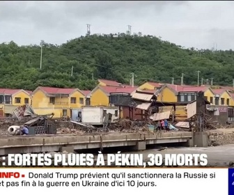 Replay 20H BFM - Fortes pluies en Chine: 30 personnes sont mortes après avoir été emportées par des inondations et des glissements de terrain