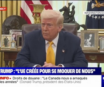 Replay BFM Story - Donald Trump: L'UE a été créée pour profiter de nous