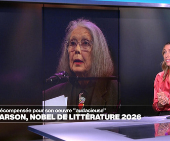Replay À l'Affiche ! - Nobel de littérature : Anne Carson, une poétesse canadienne récompensée