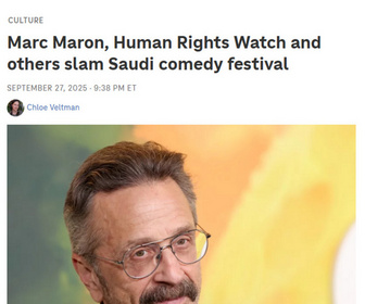 Replay Dans la presse - Festival de la comédie de Riyad : Drôle d'humour