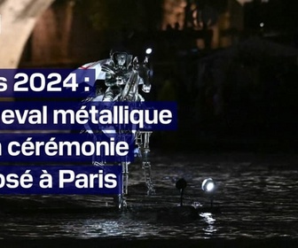 Replay L'image du jour - Paris 2024: le cheval de la cérémonie d'ouverture exposé à Paris