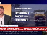 Replay BFM Grand Soir - Incendies : 375 interpellations, dont 142 mineurs - 03/08