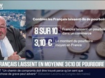Replay BFM Première - BFM Conso : Les Français laissent en moyenne 3,10 euros de pourboire - 21/11