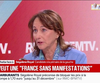 Replay Face à Face - Si un jour je suis à la tête de l'État, il n'y aura pas de mouvement social, assure Ségolène Royal, candidate à la primaire socialiste