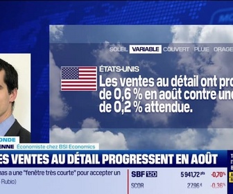 Replay BFM Bourse - L'éco du monde : Indicateur du jour, les ventes au détail US - 16/09