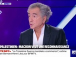 Replay BFM Politique - Création d'un État palestinien: Ce n'est pas le moment, estime Bernard-Henri Lévy