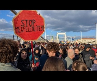Replay Répression de la communauté LGBTQ : des milliers de Hongrois bloquent le pont Elisabeth à Budapest