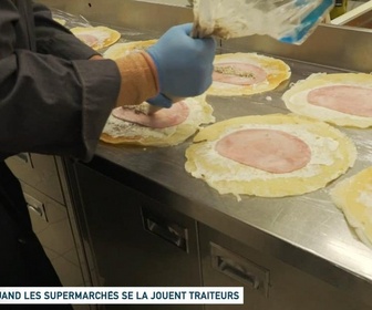 Replay Un jour, un doc - Quand les supermarchés se la jouent traiteurs / Distributeurs de repas : ils misent sur le prêt à manger