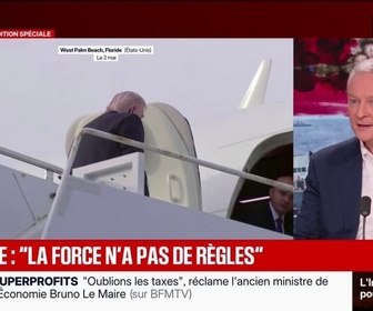 Replay BFM Politique - Bruno Le Maire estime que la dérive vers un régime autoritaire des États-Unis se fait jour après jour