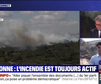 Replay BFM Story - Story 3 : L'incendie est toujours actif à Narbonne - 09/07