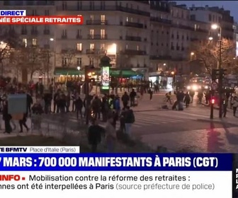 Replay Calvi 3D - Paris : 81 000 manifestants pour la préfecture - 07/03