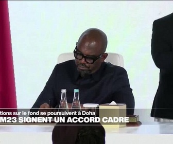 Replay Journal de l'Afrique - Accord cadre signé entre la RDC et le M23, les négociations sur le fond se poursuivent