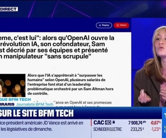 Replay Tech & Co, la quotidienne - À lire sur le site Tech&Co : Le problème, c'est lui: alors qu'OpenAI ouvre la voie de la révolution IA, son cofondateur, Sam Altman, est décrié par ses équipes, par Salomé Ferraris - 07/04