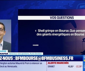Replay BFM Bourse - Culture Bourse : Shell grimpe en Bourse. Que penser des géants énergétiques en Bourse ? , par Julie Cohen-Heurton - 19/02