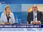 Replay Good Morning Business - Emmanuel Lechypre face à Hedwige Chevrillon : Les fonctionnaires ont-ils raison de faire la grève ? - 28/09