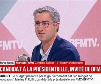 Replay Face à Face - François Ruffin, candidat Debout! à l'élection présidentielle, craint que le drame de Trappes soit à l'image de ce qu'il risque de se passer si Marine Le Pen arrivait au pouvoir