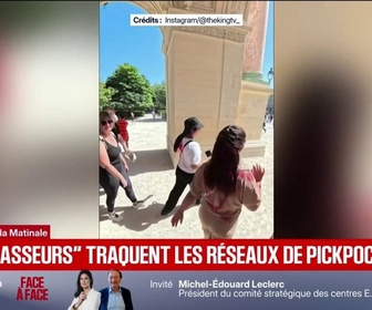 Replay BFM Première - Ce sont des méthodes qui sont tout à fait légales: ces chasseurs traquent les réseaux de pickpockets