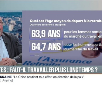 Replay BFM Première - BFM Conso : Retraites, faut-il travailler plus longtemps ? - 04/12
