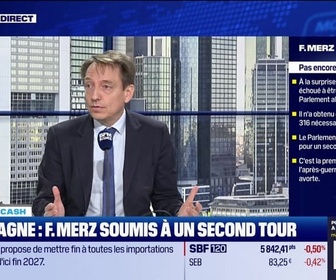 Replay BFM Bourse - La bourse cash : F. Merz échoue à être élu Chancelier au premier tour, un doute sur la solidité de sa coalition ! - 06/05
