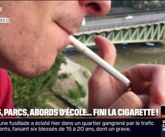 Replay 20H BFM - Tabac: 6 Français sur 10 sont favorables à une plus large interdiction de la cigarette dans l'espace public