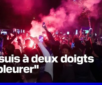 Replay ROBIN DE BFM - Je suis à deux doigts de pleurer: on a passé la soirée avec les supporters parisiens pendant le match PSG-Arsenal