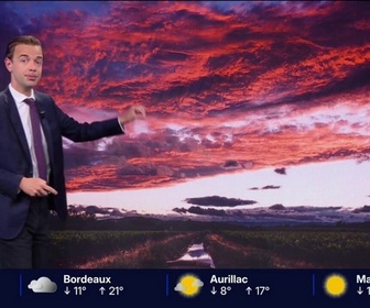 Replay BFM Première - Météo: quelques averses attendues sur les côtes atlantiques et sur le flanc est