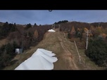 Replay Station de ski française commence tôt l'enneigement artificiel avant l'hiver