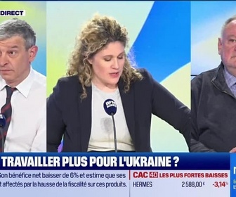 Replay Le débat - Nicolas Doze face à Jean-Marc Daniel : Faut-il travailler plus pour l'Ukraine ? - 07/03