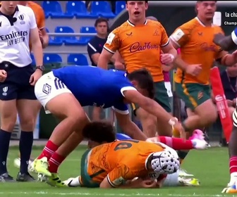 Replay Championnat du monde jeunes - France - Australie - Rugby