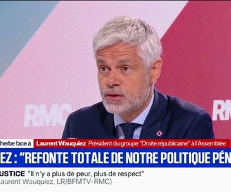 Replay Face à Face - Loi intégrale sur les violences faites aux enfants: Je n'aurai aucun problème à la soutenir, déclare Laurent Wauquiez
