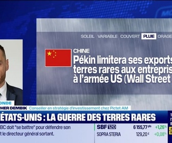 Replay BFM Bourse - L'éco du monde : La Chine pourrait encore réduire l'accès à ses terres rares aux entreprises de Défense américaines - 11/11