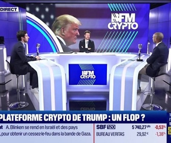 Replay BFM Crypto, le Club : Plateforme crypto de Trump, un flop ? - 21/10