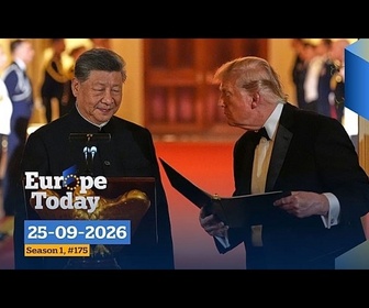 Replay Europe Today : dîner d'État de Trump pour Xi Jinping, première visite du pape Léon XIV en France