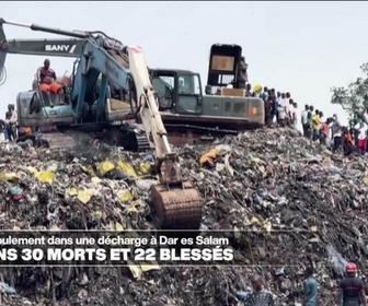 Replay Journal de l'Afrique - Guinée : au moins 30 morts et 22 blessés dans l'éboulement d'une décharge