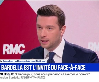 Replay Face à Face - Iran: Rares sont les interventions militaires américaines qui se sont soldées par la démocratie, affirme Jordan Bardella