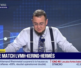 Replay BFM Bourse - Luxe, le match LVMH-Kering-Hermès