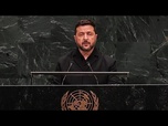 Replay Volodymyr Zelensky dénonce la folie de Vladimir Poutine