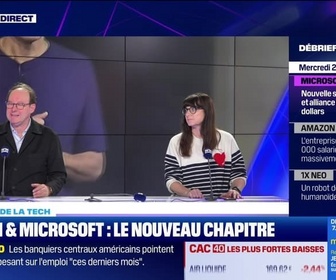 Replay Tech & Co, la quotidienne - OpenAI et Microsoft : le nouveau chapitre - 29/10